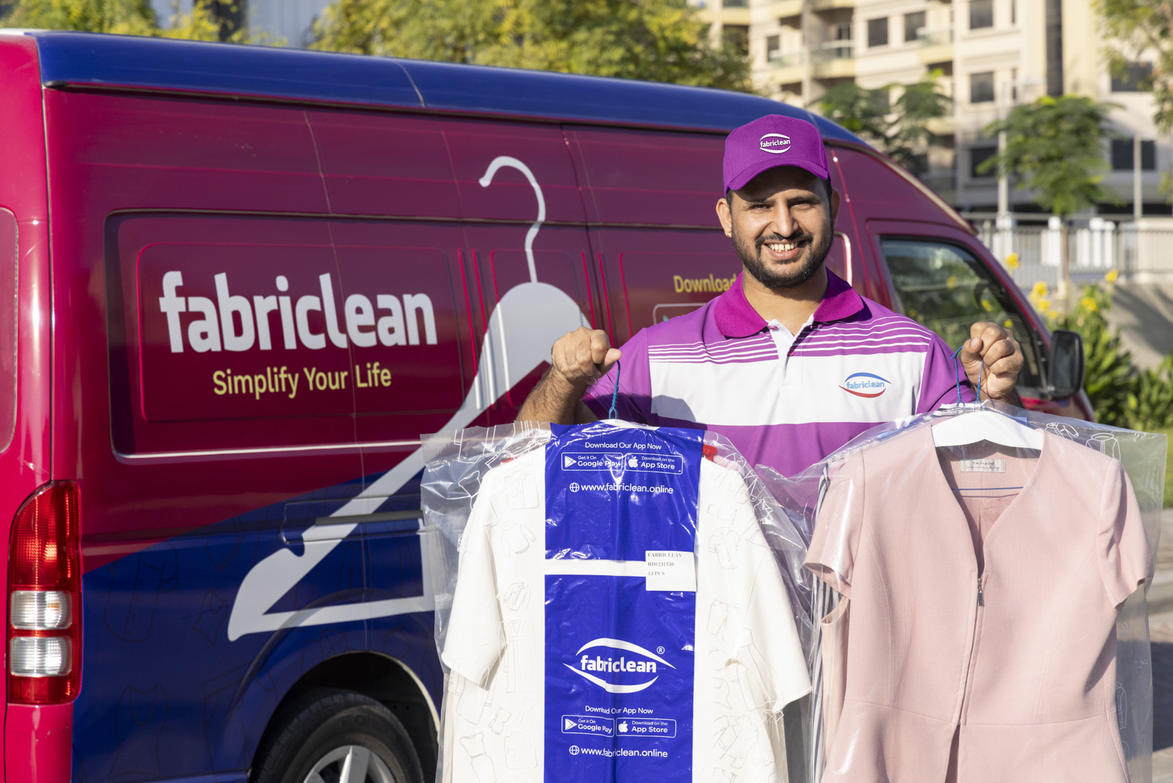 Laundry pickup and delivery by fabriclean