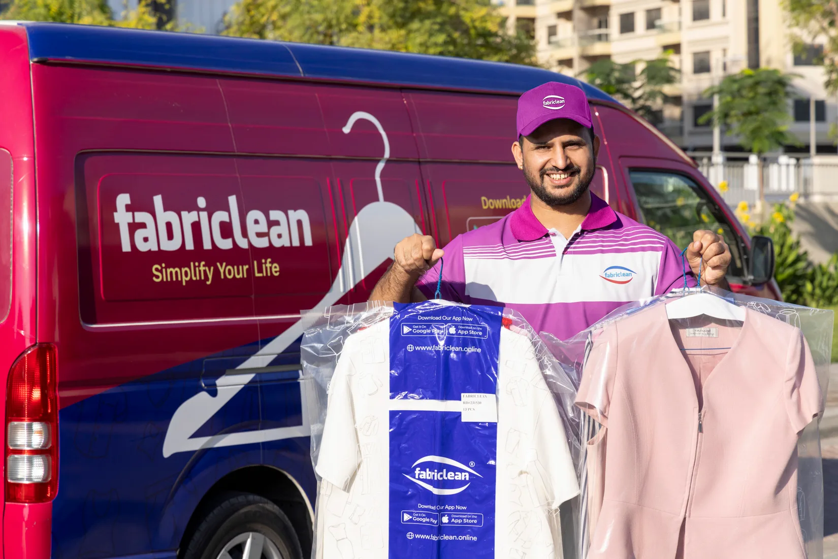 Laundry pickup and delivery by fabriclean
