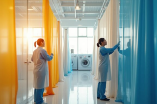 Curtain and carpet cleaning service in Dubai