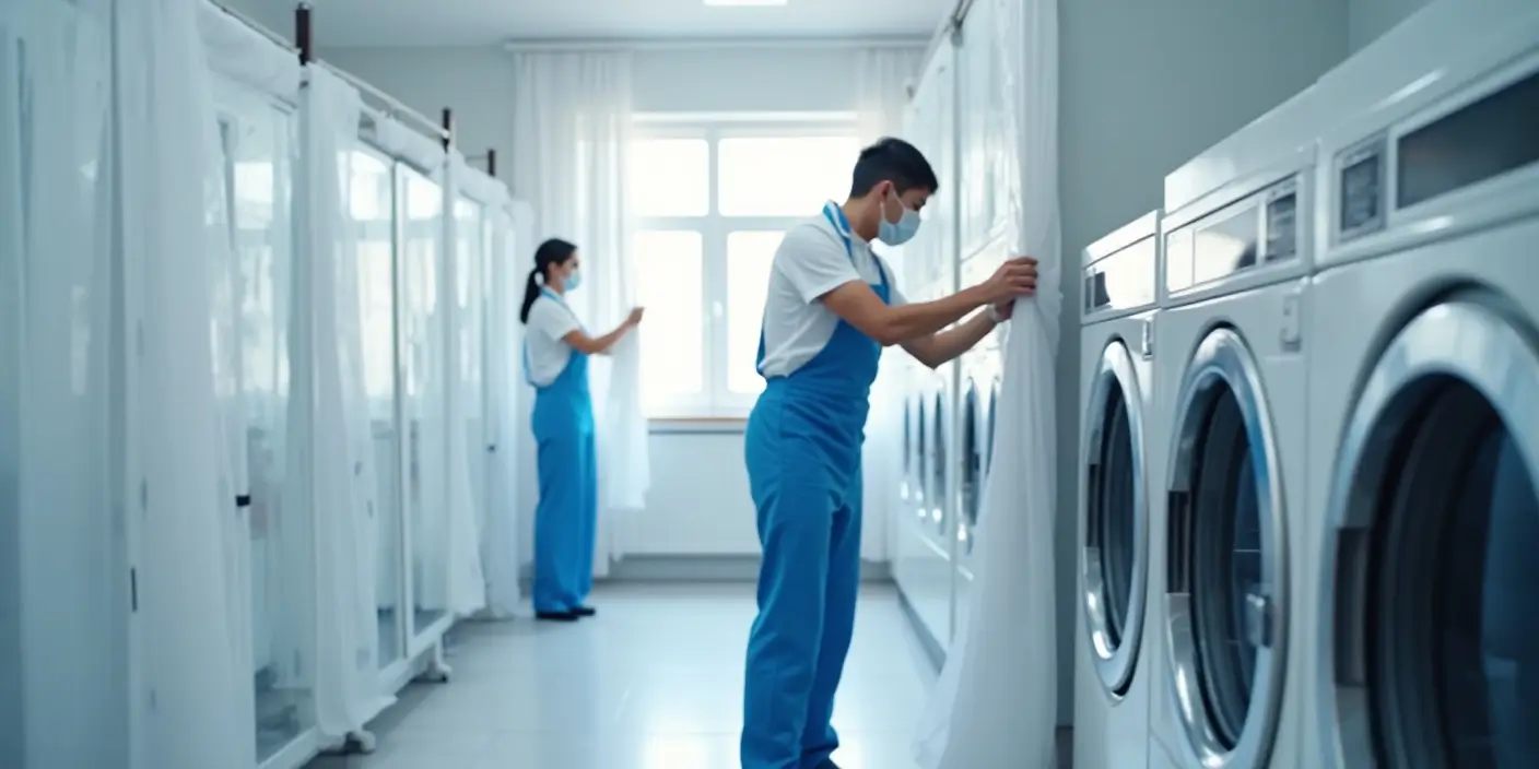 Fabriclean Curtain cleaning service in Dubai