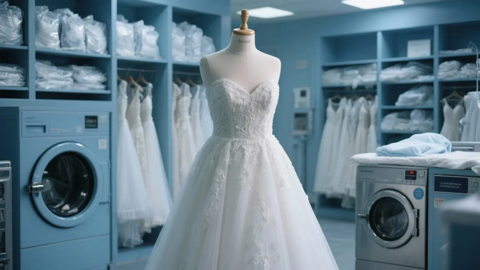 fabriclean wedding dress dry cleaning service in dubai