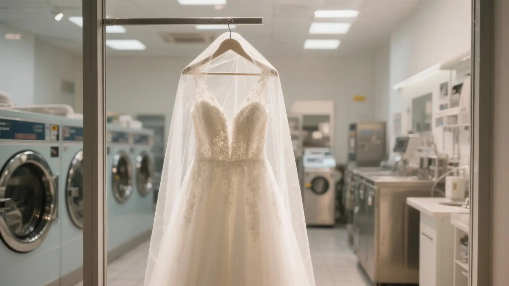 fabriclean wedding dress dry cleaning service in dubai
